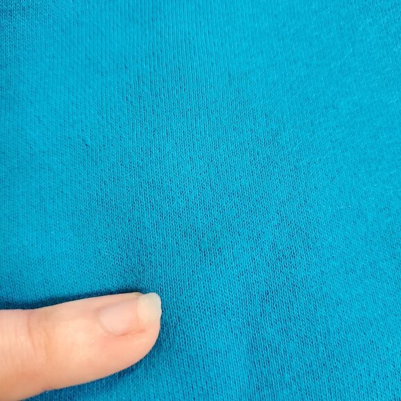 Vintage Aeropostale Womens Y2K Low Rise Sweatpants Size L Blue Spellout 90S - Picture 15 of 16